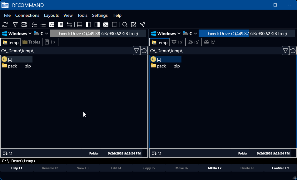 Edit a file on a server or inside an archive and save it straight back.